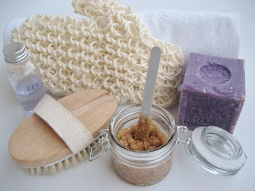 Exfoliante corporal casero / Homemade body scrub / Gommage du corps maison