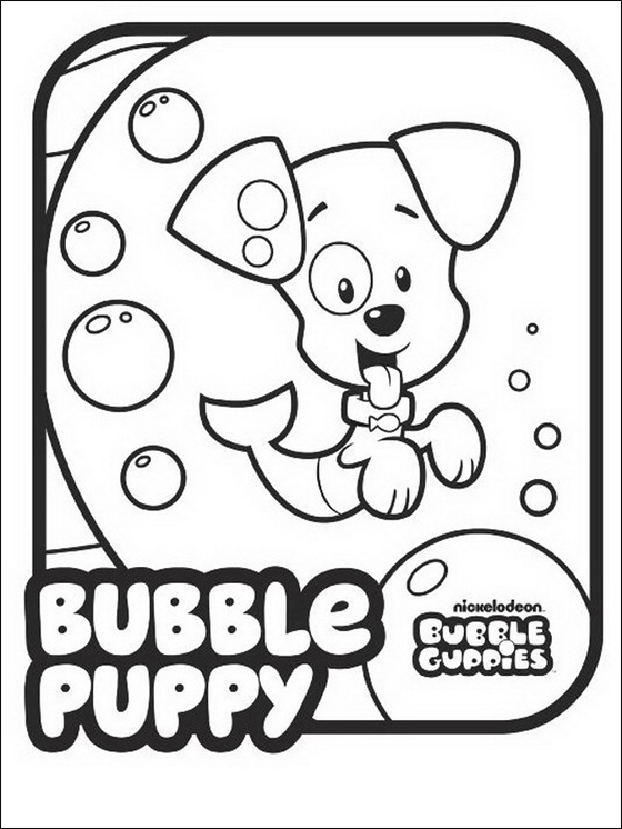 Bubble Guppies Printable Coloring Pages