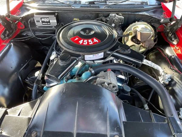 455/4V V8 engine, 1970 Pontiac GTO