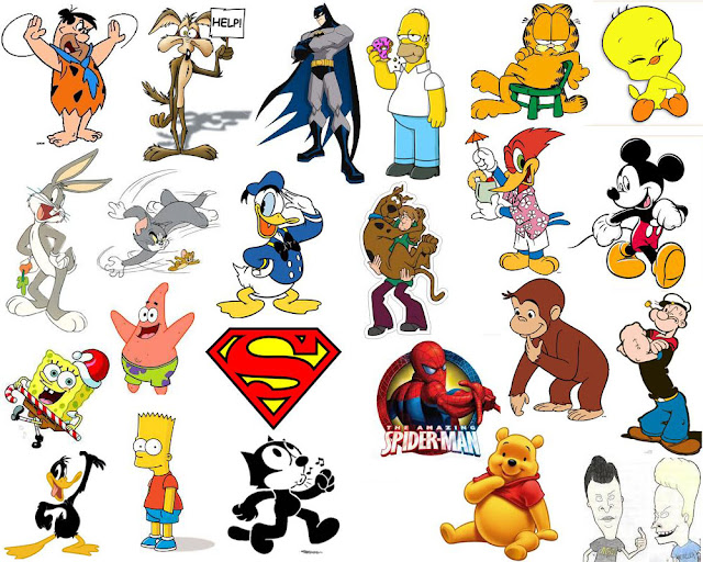 top most popular cartoon characters