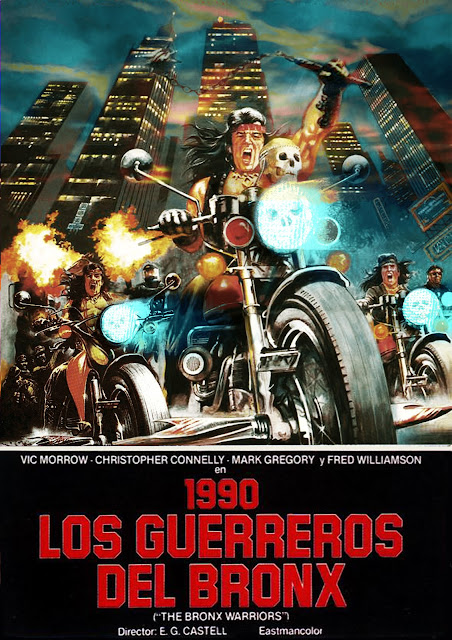 Póster película 1990 Los Guerreros del Bronx