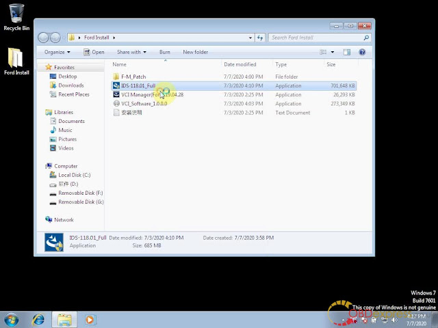 How to install Ford IDS 118.01 win7/8/10 32/64bit 1