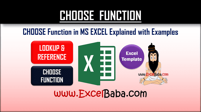 Choose Function in Excel