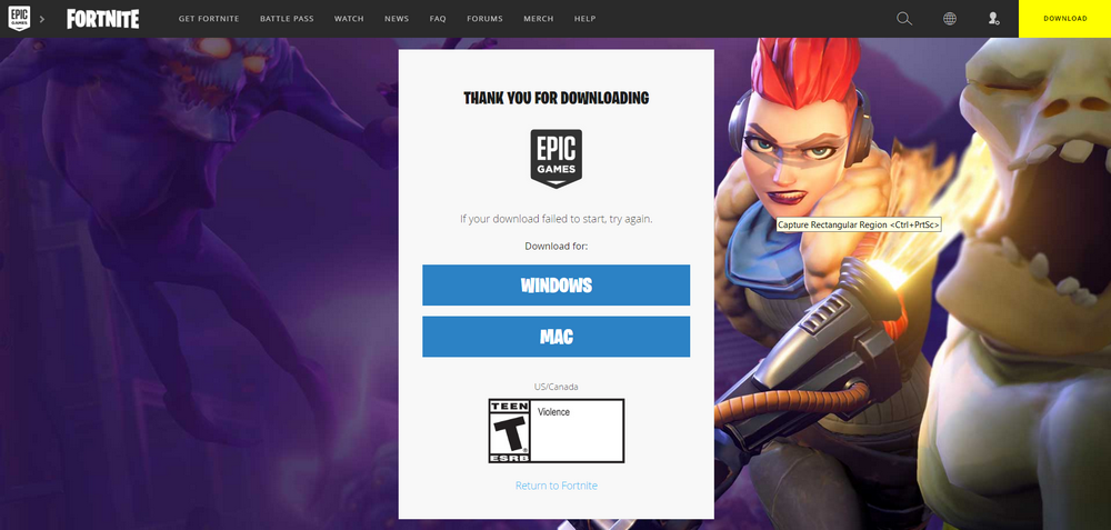 Download Fortnite Free, Install Fortnite Windows 10 Laptop Desktop