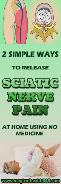 2 SIMPLE WAYS TO RELEASE SCIATIC NERVE PAIN AT HOME USING NO MEDICINE