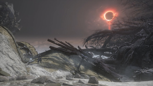 Beautiful Moments in Dark Souls 3 - Wallpaper Sun Eclipse