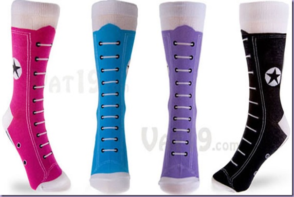 Meias-Estampa-All-Star-Cano-Alto-Cores-Rosa-Azul-Lilás-Preto