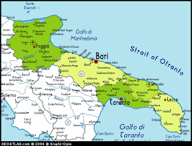 Puglia Cartina della Città