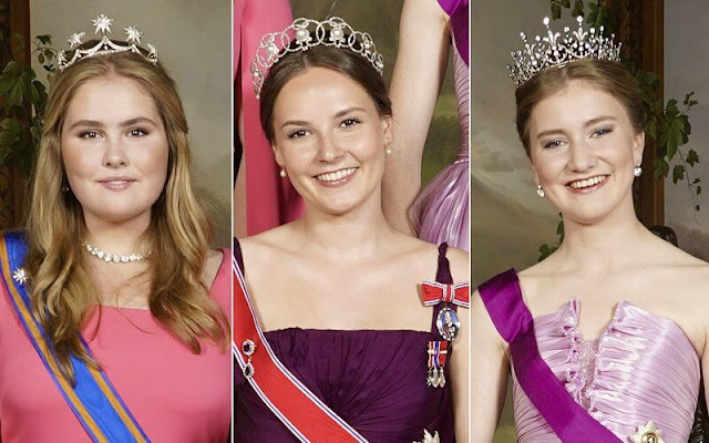 Princess Catharina-Amalia, Princess Elisabeth, Princess Estelle, Princess Ingrid Alexandra tiara