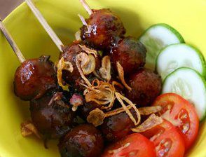 bakso bakar spesial pedas