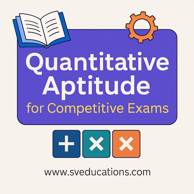 Quantitative Aptitude for Competitive Exams – Full Syllabus & PDF