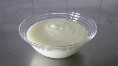 Taça de iogurte natural