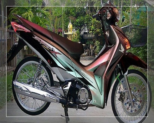 40 Gambar Modifikasi Supra X 125 Standar, Info Top!