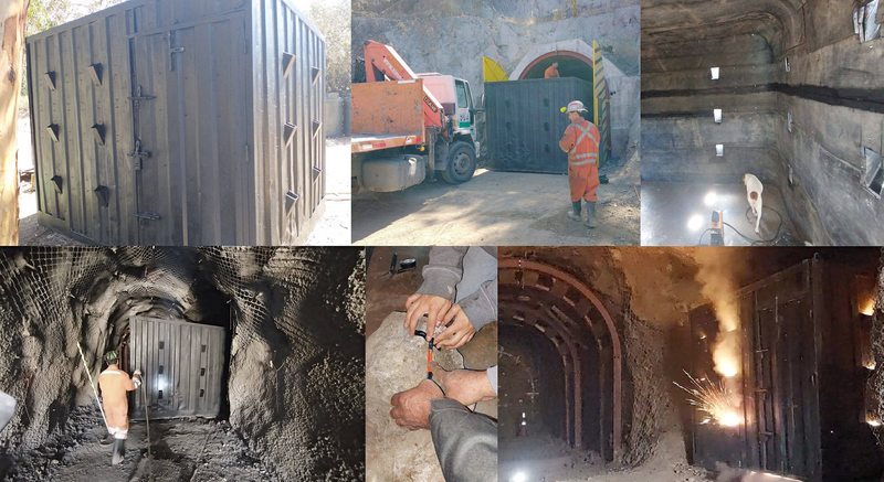 La UAI instaló un laboratorio de explosivos en su propio túnel minero