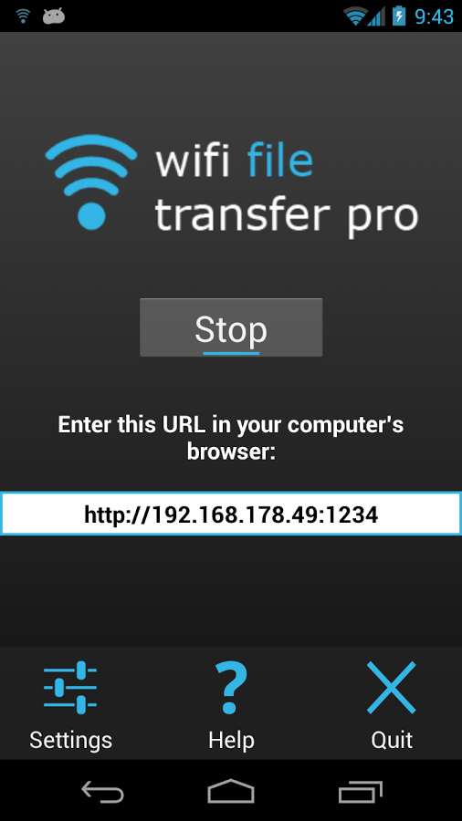 Android WiFi File Transfer