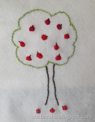 Apple Tree-Hand Embroidery (11)
