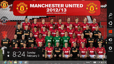 Manchester United 2013 Theme For Windows 8