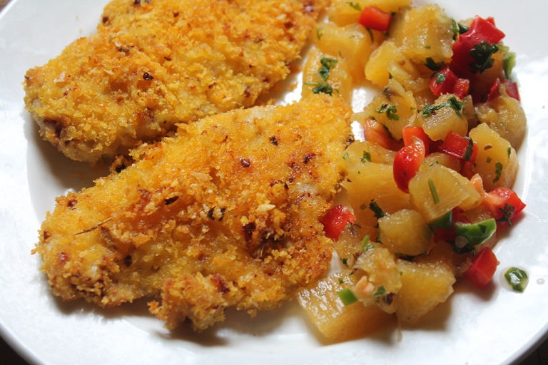recipes for baked diabetics chicken Breast with Baked Salsa Recipe Chicken Pineapple Crispy