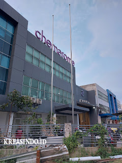 Tiang Bendera Stainless PT Chemarome Indonesia Cikarang Bekasi