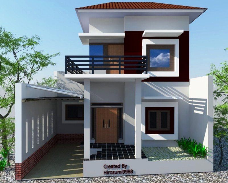 65 model desain rumah  minimalis  2  lantai  modern mewah  