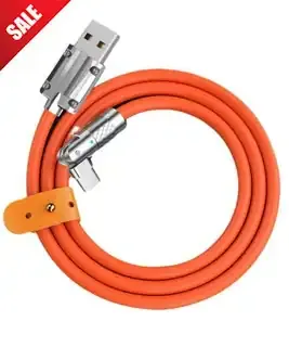 Strongest Charging Cable for Mobile with Metal Joint (120W)