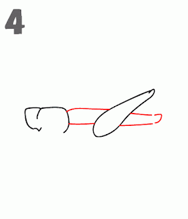 كيفية رسم الجندب - الجرادة