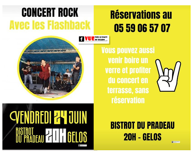 Concert de Rock et Grillades juin 2022 à Gelos