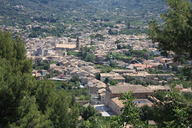 Sóller from a viewpoint where the train of Sóller stops