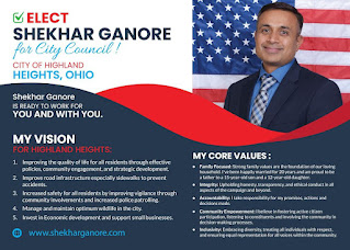 Shekar Ganore, Highland Heights City Council