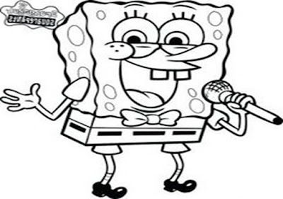 kumpulan gambar mewarnai spongebob terbaru