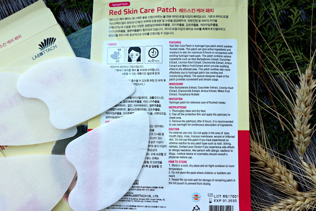 Labottach Red Skin Care Патчи для ухода за покрасневшей кожей щек