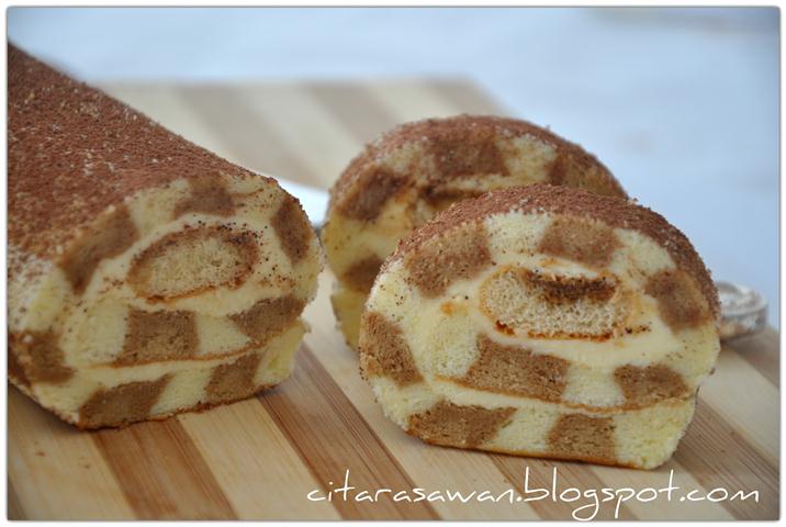 Tiramisu Roll Cake ~ Resepi Terbaik