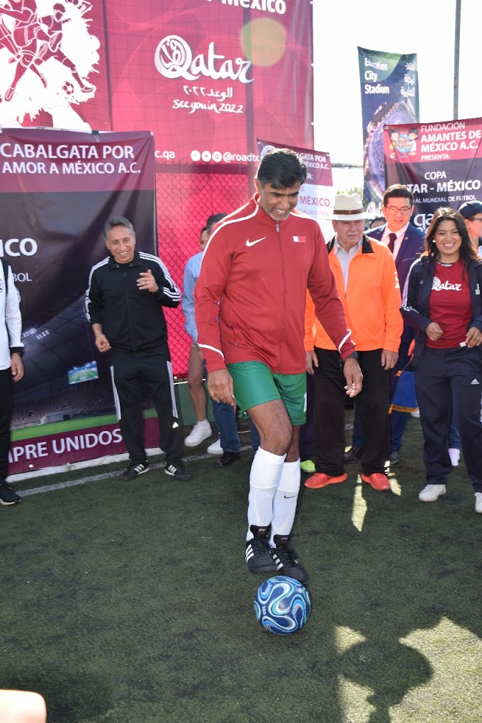 Fue inaugurada la Copa Qatar - México 2019 en el Estadio Azteca rumbo al Mundial 2022.