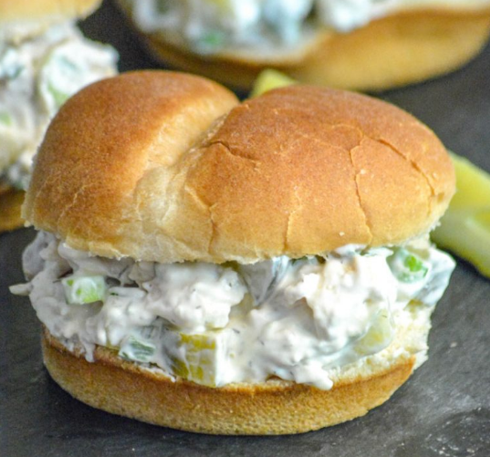 DILL PICKLE CHICKEN SALAD #healthyeat #dinner