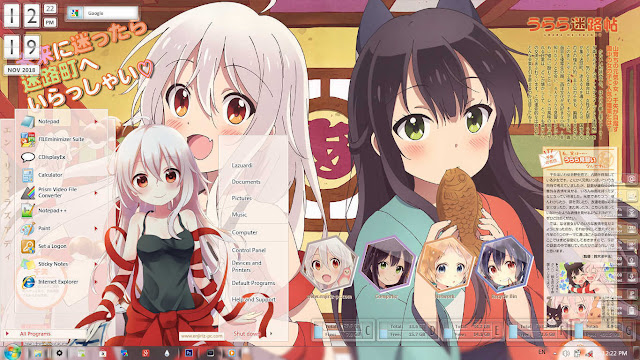 Windows 7 Theme Urara Meirochou by Enji Riz Lazuardi