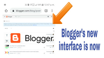 Blogger’s new interface is now available automatically