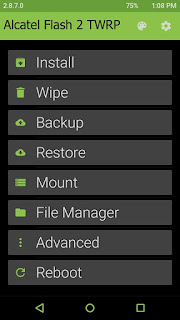 TWRP for Alcatel Flash 2