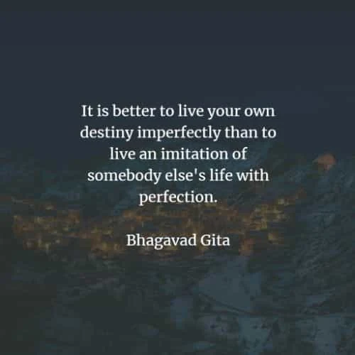 Famous quotes and sayings by Bhagavad Gita