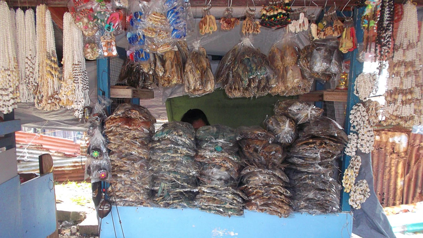 stores across the St. Anthony of Padua Church in Sulangan, Guiuan Eastern Samar