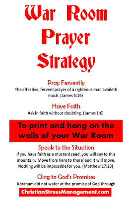 War Room Prayer Strategy Printable