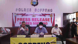 Kapolres Soppeng Pimpin Press Release Kasus Kematian Remaja  dalam kegiatan Ramadhan Fest