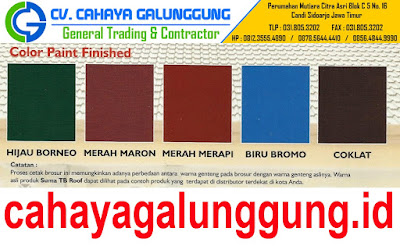  WARNA GENTENG METAL SUMA TB ROOF