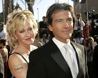 Antonio Banderas with Wife