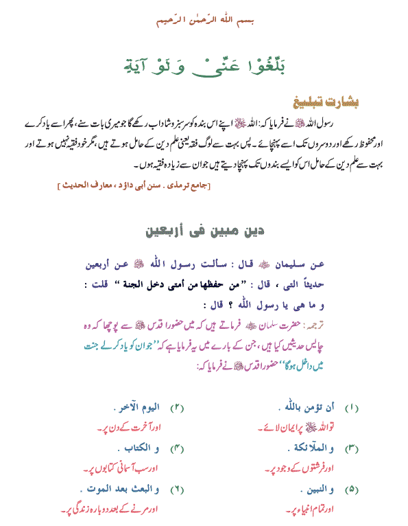 40 Ahadees