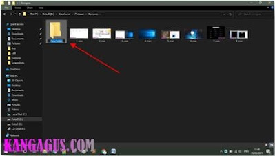 Gambar ilustrasi membuat folder baru di windows 10