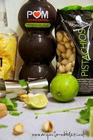 Pomengranates & Pistachios--a match made in heaven! From Anyonita Nibbles