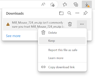 Downloading Mill Mouse ver. 7.24