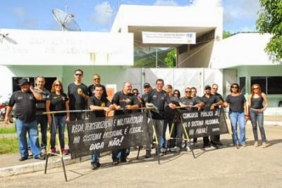 Agentes penitenciários entram em greve e Polícia Militar reforça a segurança no Presídio de Jequié