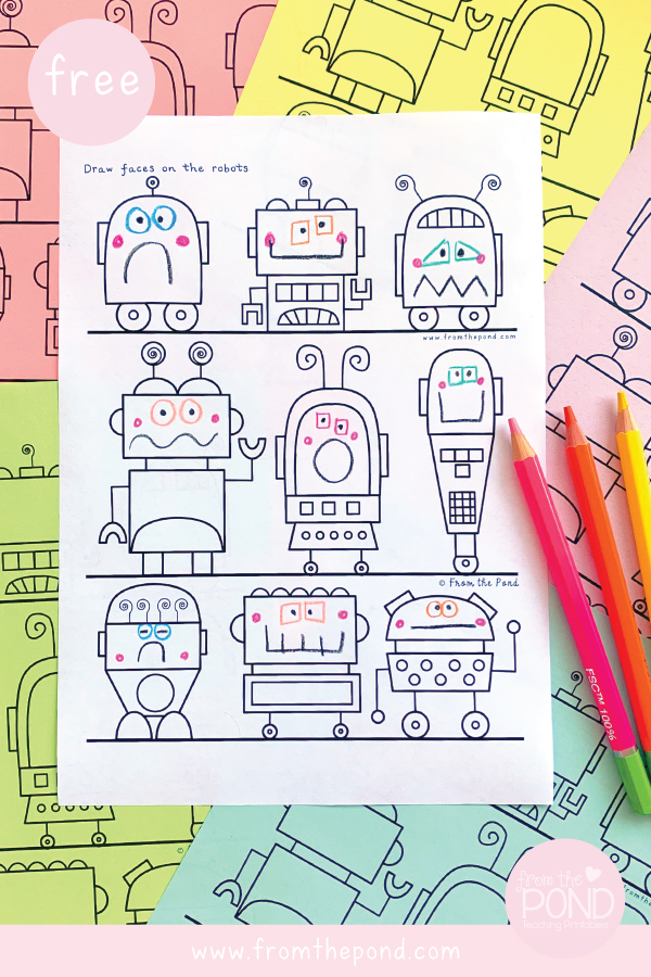 Robot Feelings Worksheet