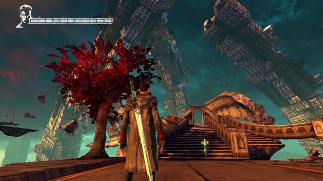 DmC: Devil May Cry هي لعبة مغامرات ومغامرة تم تطويرها بواسطة Ninja Theory ونشرتها Capcom لـ PlayStation 3 و Xbox 360 و Microsoft Windows. إنه إعادة تشغيل لسلسلة Devil May Cry. تم الإعلان عنها في أواخر عام 2010 أثناء عرض لعبة طوكيو ، وتم تعيين اللعبة في واقع بديل لسلسلة Devil May Cry الرئيسية. تركز قصة اللعبة على شخصية اللاعب دانتي ، الشاب في بداية قصته. دانتي هو نيفيليم: نصف ملاك ، نصف شيطان. هو شريك مع شقيقه التوأم ، فيرجل ، وهو في محاولة لقتل شيطان الملك موندوس ، الذي قتل والدته وحكم على والدهما بالنفي. يمكن للاعبين استخدام سيف دانتي الأيقوني ، التمرد ، ومسدسات التوقيع ، الأبنوس والعاج ، بالإضافة إلى مجموعة متنوعة من الأسلحة المشاجرة والأسلحة النارية لهزيمة الأعداء. تقدم اللعبة أيضًا وضع Angel Mode و Demon Mode ، وهما معدّلان لمجموعة نقل Dante. تم طلب إعادة تخيل سلسلة Devil May Cry بواسطة Capcom ، مما أدى إلى إعادة تشغيل كاملة. اختارت Capcom نظرية النينجا لتطوير اللعبة ، ومساعدتها على ضمان أن تكون طريقة اللعب تذكرنا ، ولكنها متميزة ، مقارنة بالعناوين السابقة. كان رد الفعل المبكر للعبة سلبياً على نطاق واسع ، بشكل عام نتيجة لإعادة التصميم البصري لدانتي ؛ ومع ذلك ، تلقى DmC مراجعات إيجابية من النقاد عند إطلاق سراحه ، ولكن استقبال أقل تفضيلاً بين المعجبين. أشاد النقاد باللعبة وأسلوب الفن وقصة اللعبة. فشلت اللعبة في نهاية المطاف في تلبية توقعات مبيعات Capcom. تم توسيع DLC للعبة ، بعنوان Vergil's Downfall ، والذي يحدث بعد اللعبة الرئيسية ويضم شقيق Dante Vergil كشخصية قابلة للتشغيل ، تم إصداره في 23 مارس 2013. نسخة معدلة من اللعبة الكاملة ، بعنوان DmC: Definitive Edition ، قيد التشغيل في 1080p / 60fps ، بما في ذلك جميع المحتويات القابلة للتنزيل والأزياء الجديدة وميزات اللعب الجديدة مثل نظام الاستهداف اليدوي ، تم إصداره لـ PlayStation 4 و Xbox One في 10 مارس 2015. تم تطوير الإصدار النهائي وإصدار الكمبيوتر الأصلي بواسطة Q-LOC.